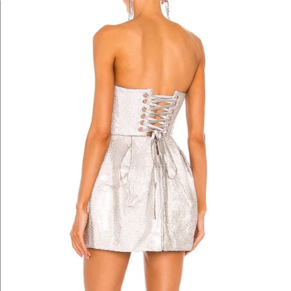 Bronx and Banco Maraya Pleated Sequin Mini Dress - Picture 2 of 3